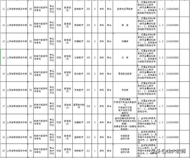 聊城招聘教师的网站(聊城市教师编招聘)