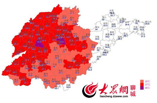 聊城气象台网站(聊城降雨量统计图2020)”